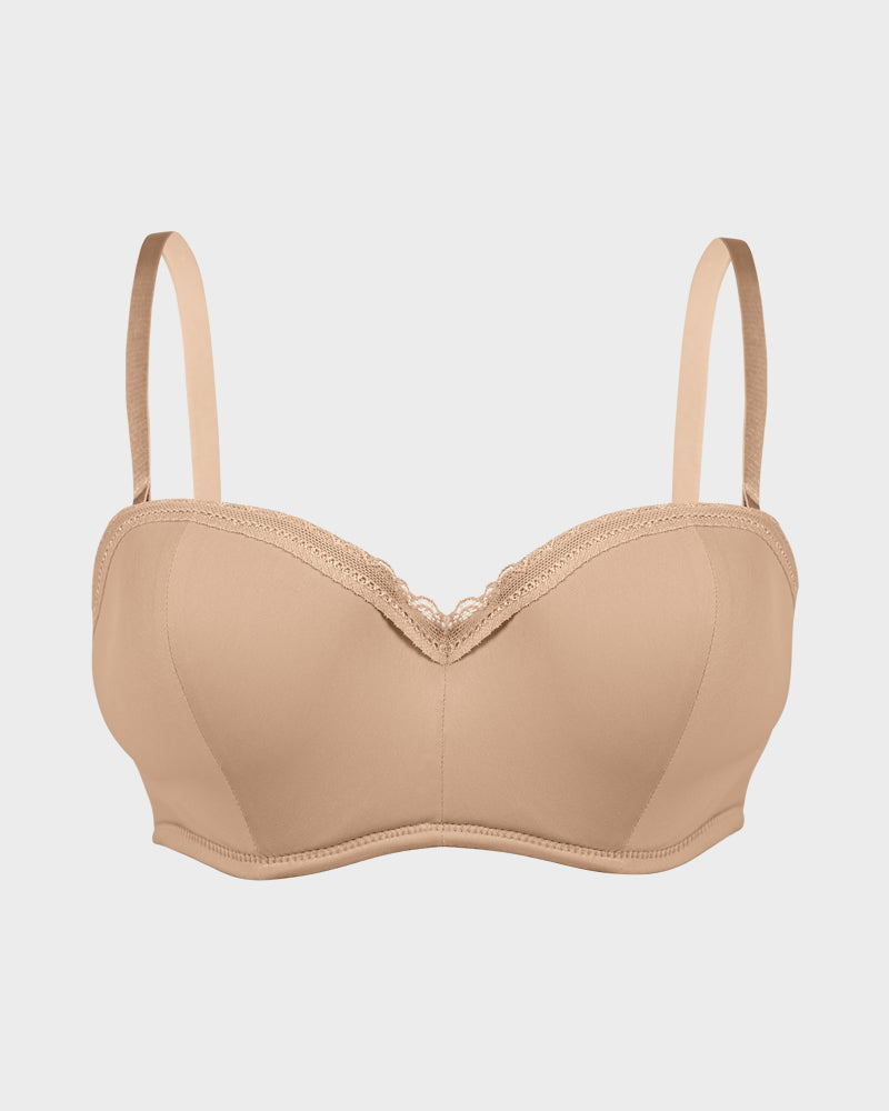 Lace Underwire Bra - Versatile Comfort Style