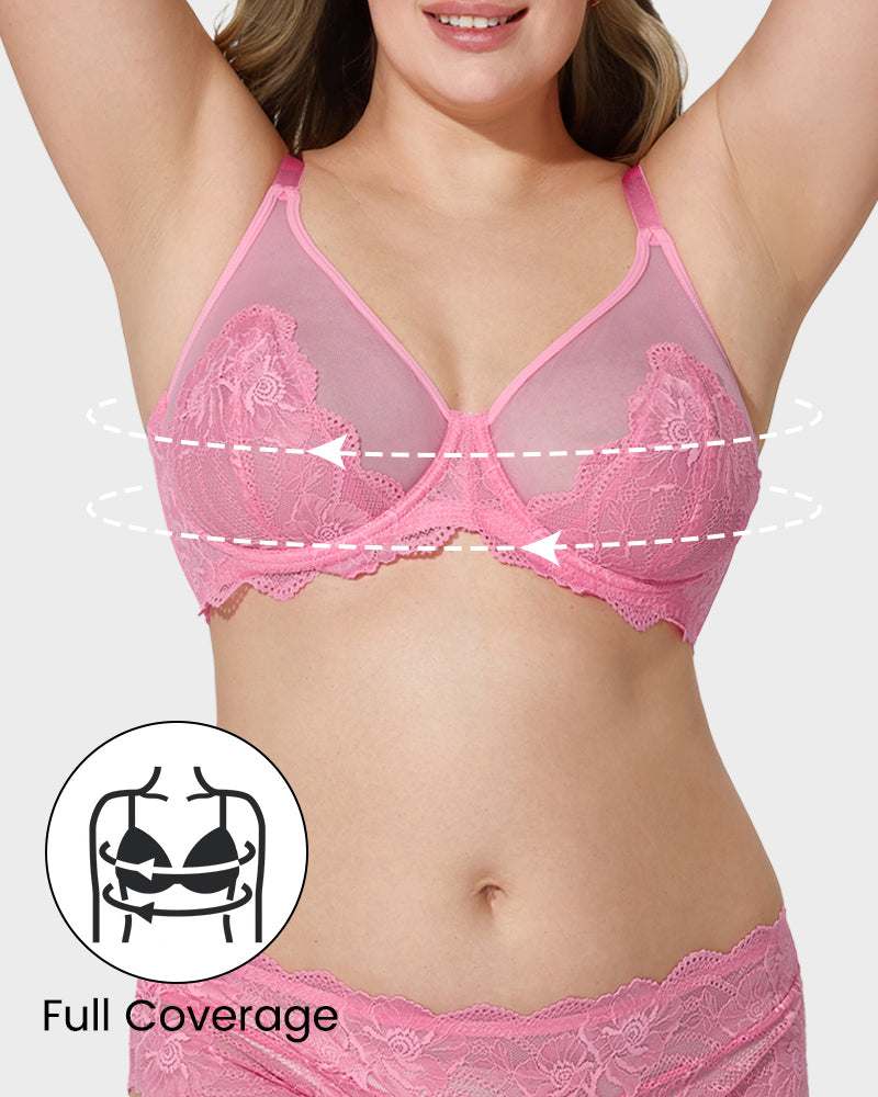 Lace Minimizer Bra - Ultimate Comfort Fit