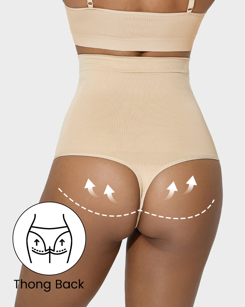 Tummy Control Thong - Double-Layered Shaping