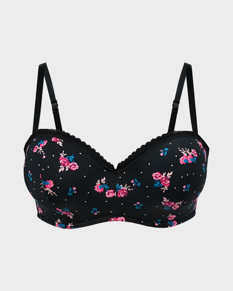 Lace Underwire Bra - Versatile Comfort Style