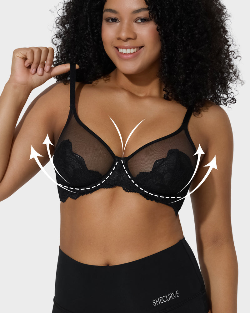 Lace Minimizer Bra - Full Coverage Comfort