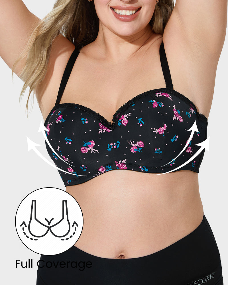 Lace Underwire Bra - Versatile Comfort Style