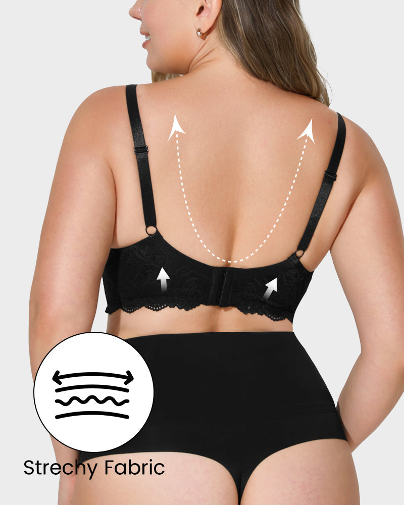 Lace Push-Up Bra - Full Coverage Comfort