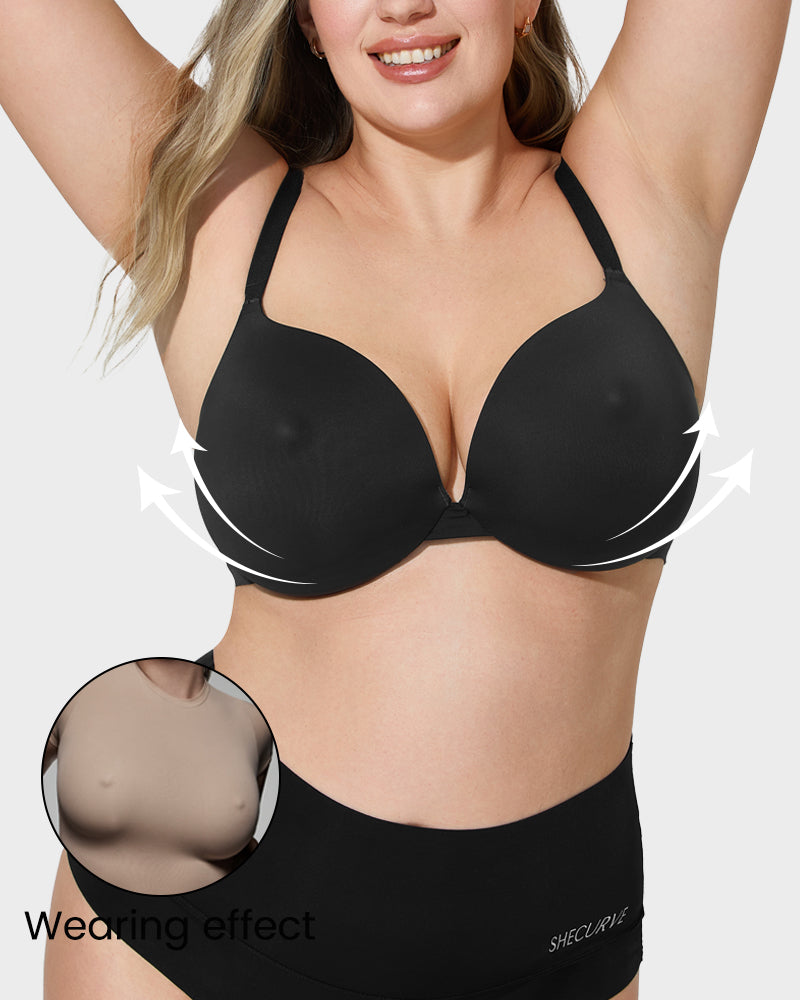 Nipple Push-Up Bra Boosts, Supports, Enhances