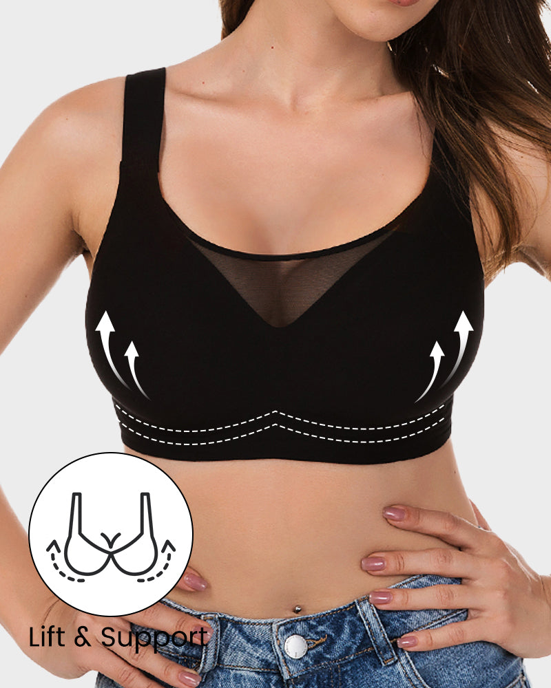 Mesh Contour Bra - Comfortable Supportive Fit