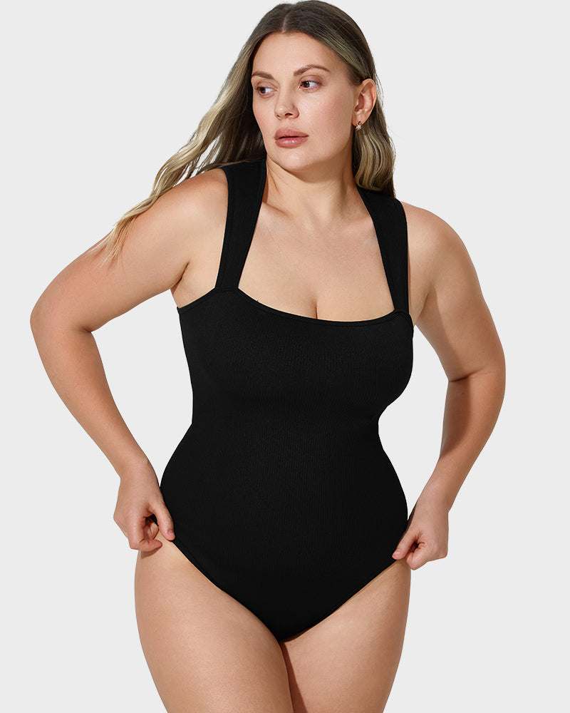Tummy Control Bodysuit - Sleek, Supportive, Stylish