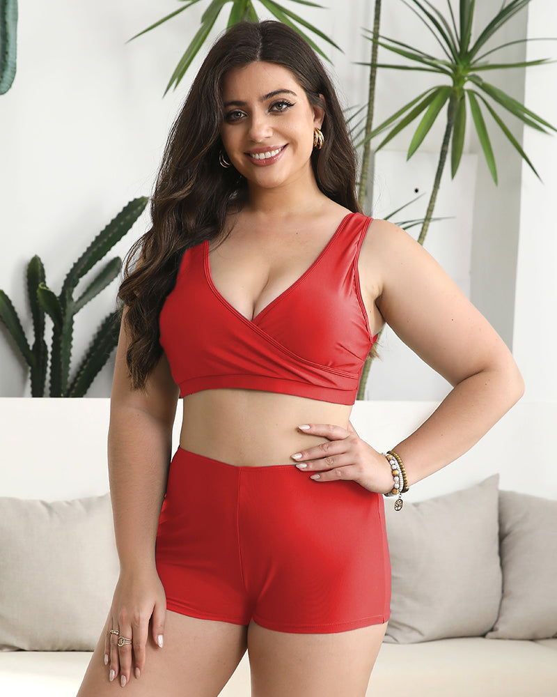 Swim Romper, Built-in Bra