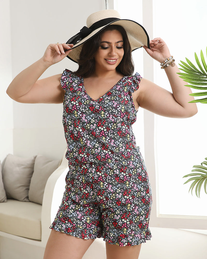 Swim Romper, Built-in Bra