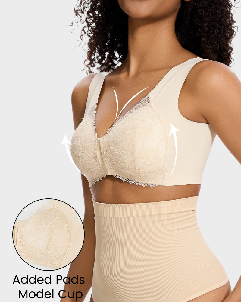 5D Wireless Bra - Front Closure Comfort