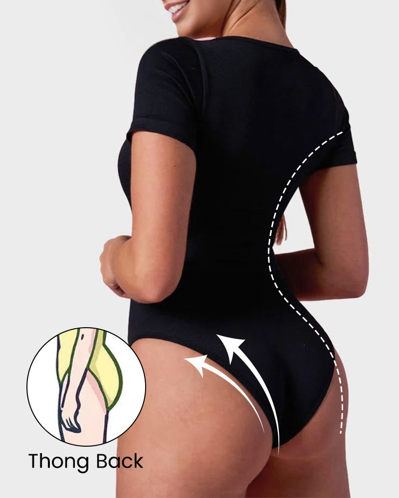Square Neck Bodysuit - Essential, Stylish, Versatile