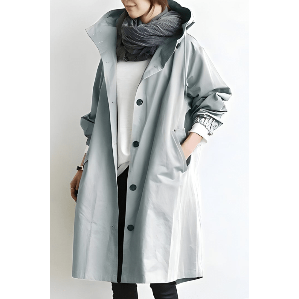 Women’s Spring Hooded Trench Coat