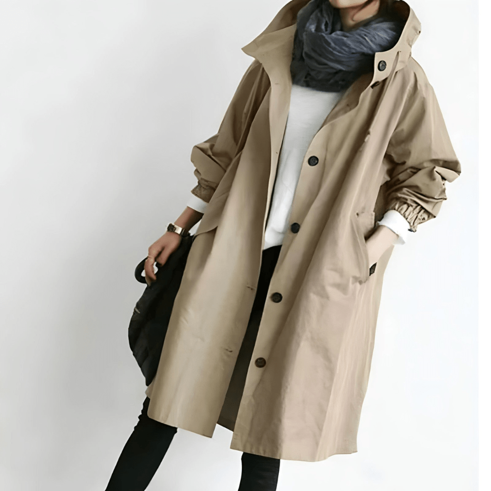 Women’s Spring Hooded Trench Coat