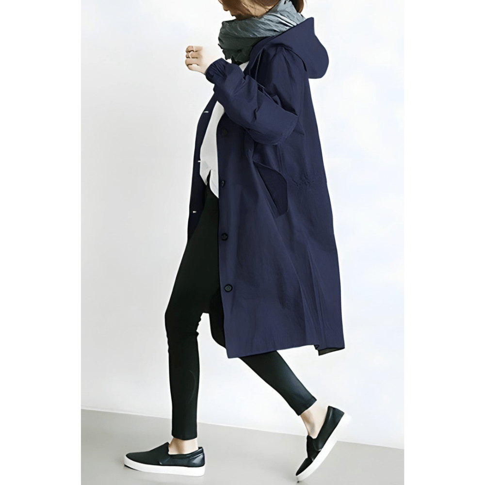 Women’s Spring Hooded Trench Coat