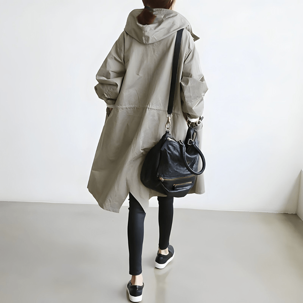 Women’s Spring Hooded Trench Coat