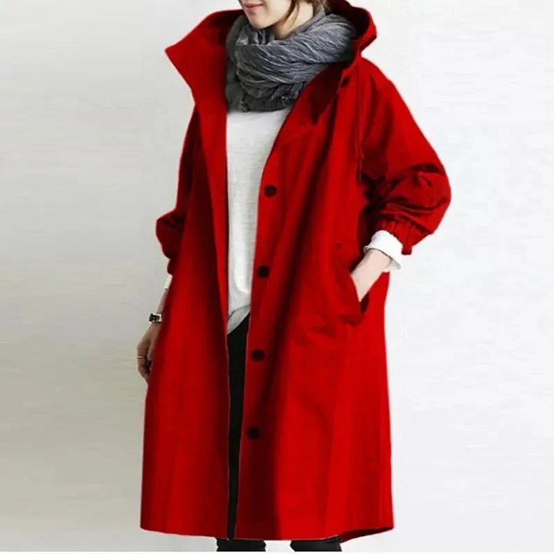 Women’s Spring Hooded Trench Coat