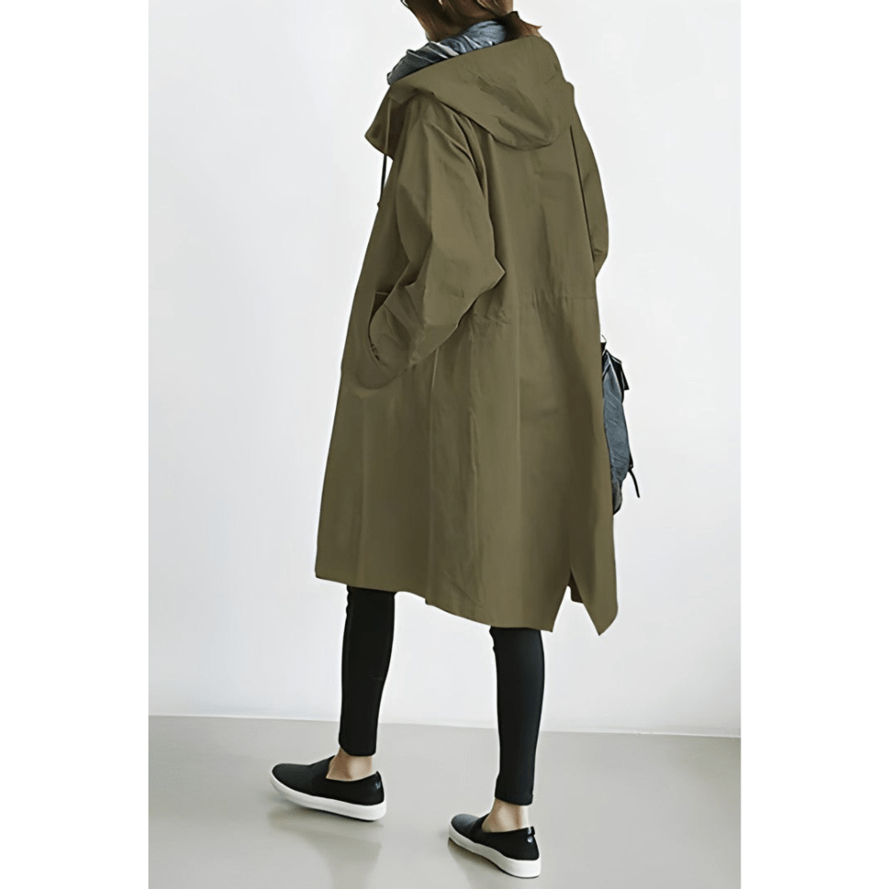 Women’s Spring Hooded Trench Coat