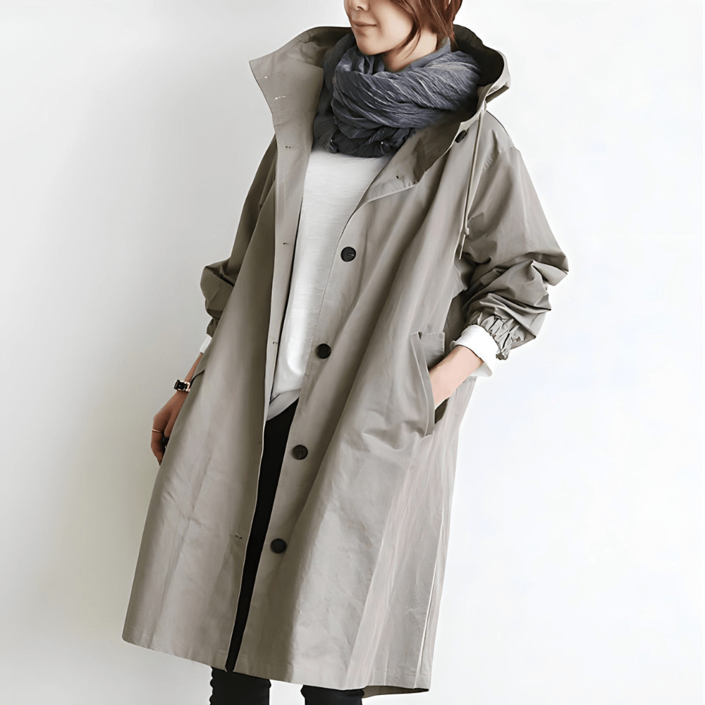 Women’s Spring Hooded Trench Coat