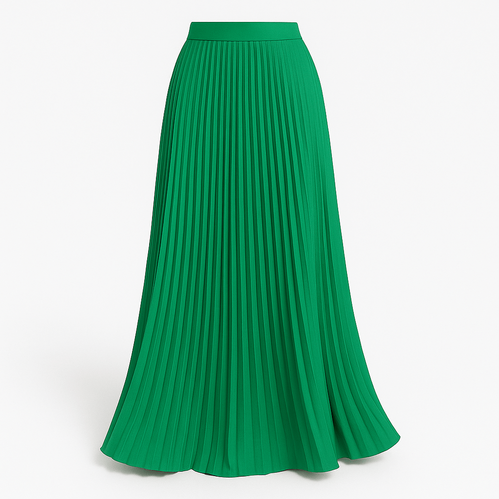 Women’s Elegant Pleated Maxi Skirt