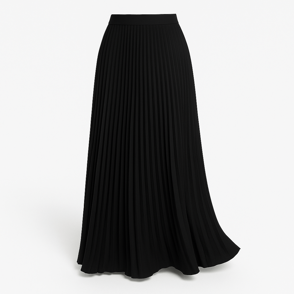 Women’s Elegant Pleated Maxi Skirt