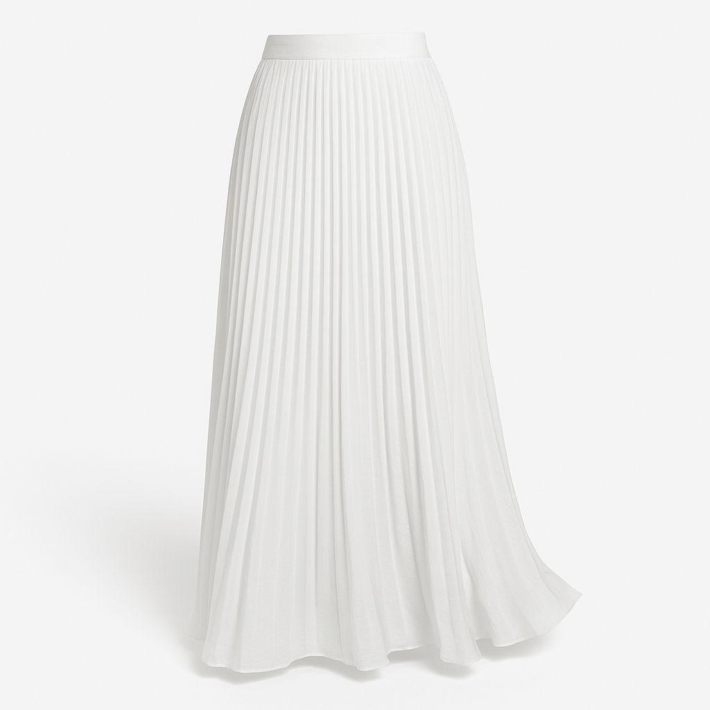 Women’s Elegant Pleated Maxi Skirt