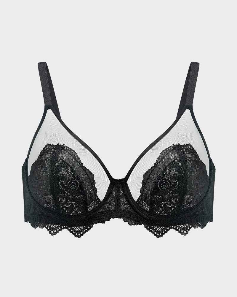 Lace Minimizer Bra - Full Coverage Comfort