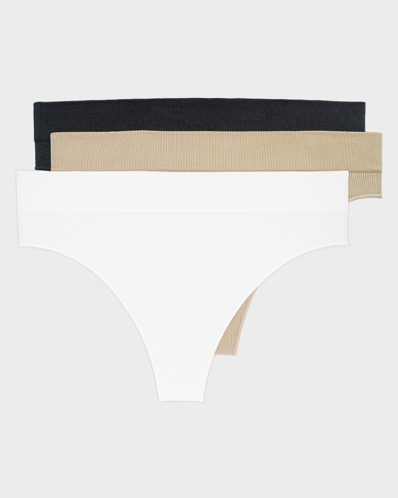 Seamless Thong Pack - Everyday Comfort