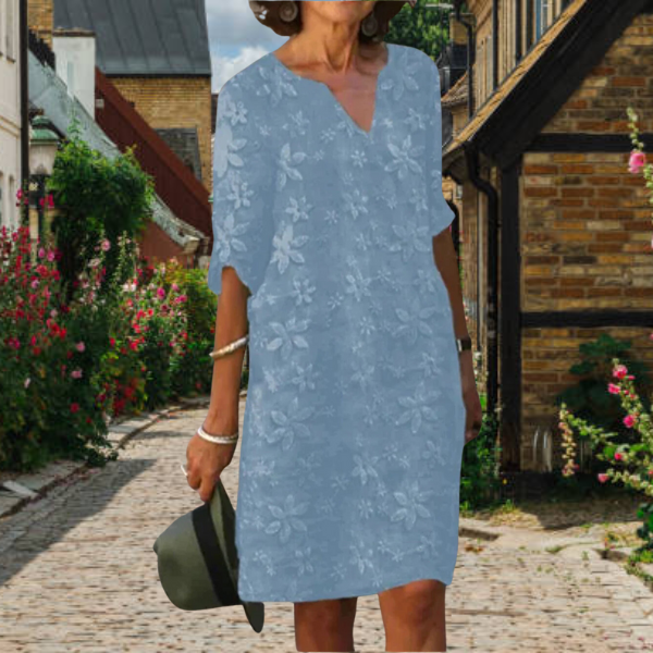 Women’s Floral Embroidered Summer Dress