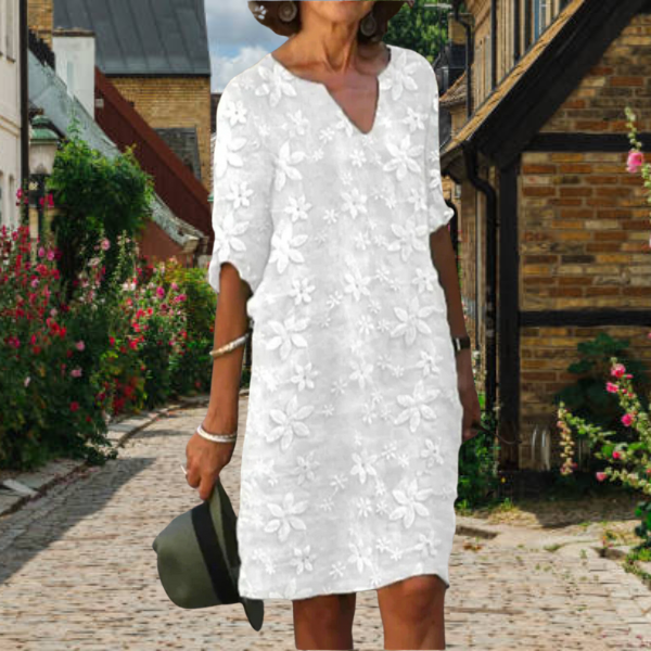 Women’s Floral Embroidered Summer Dress