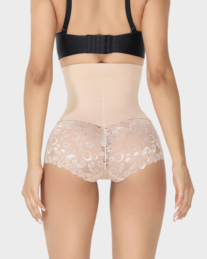 Lace Shaping Brief - Ultra High Waist