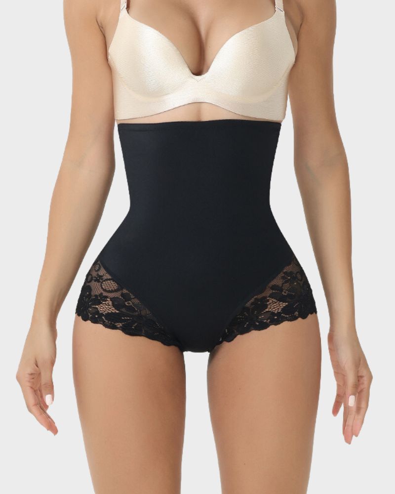 Lace Shaping Brief - Ultra High Waist