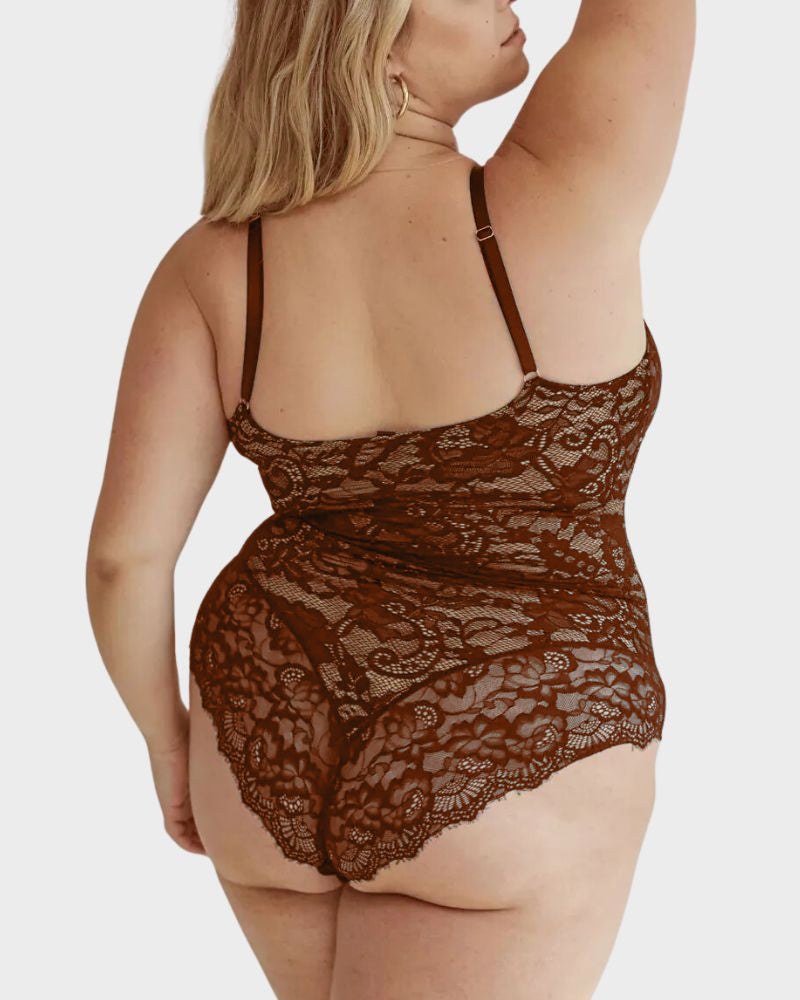 Lace Thong Bodysuit - Sexy Sculpting Design