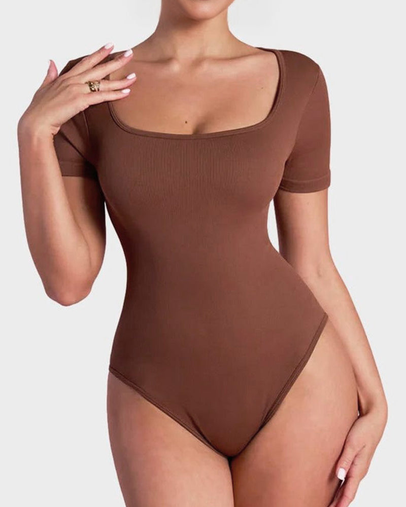 Square Neck Bodysuit - Essential, Stylish, Versatile