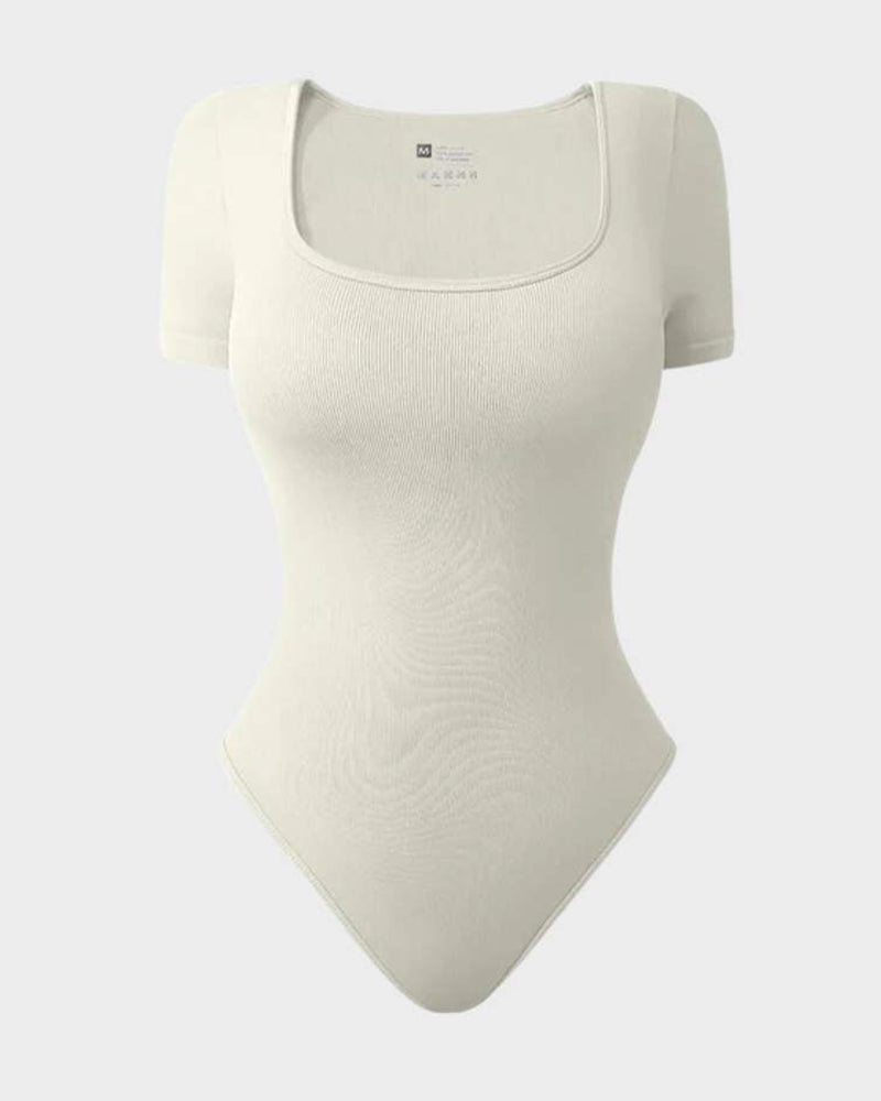 Square Neck Bodysuit - Essential, Stylish, Versatile