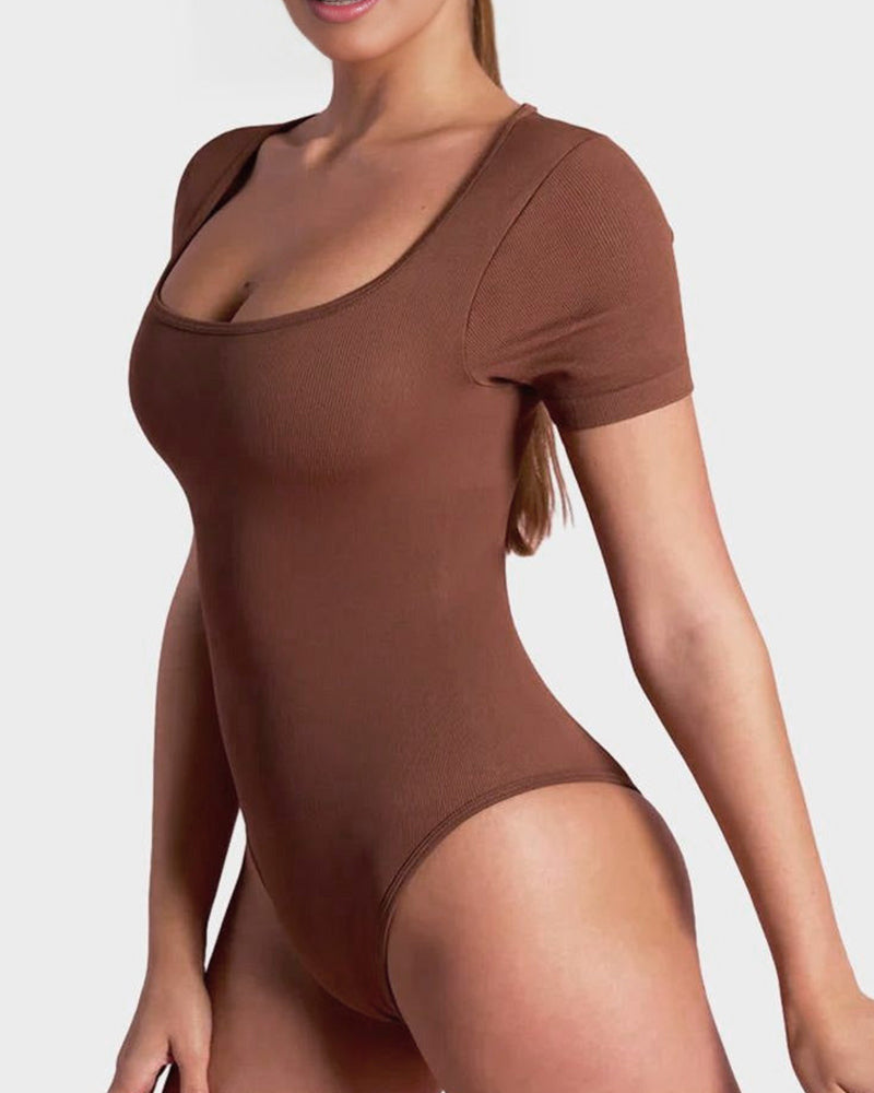 Square Neck Bodysuit - Essential, Stylish, Versatile