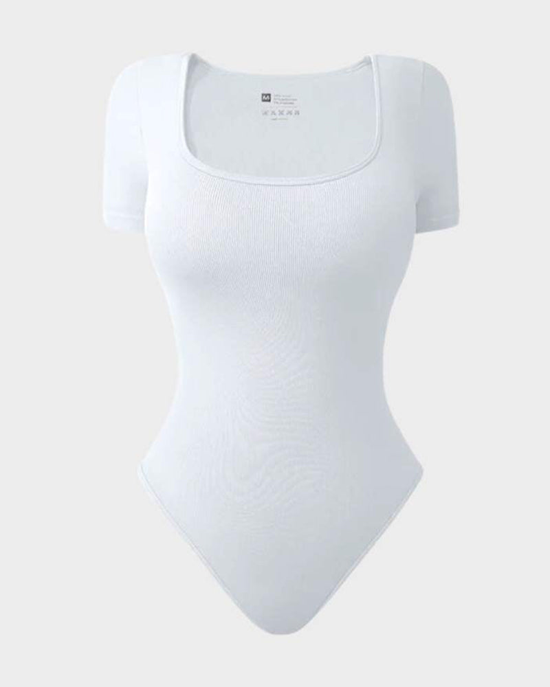 Square Neck Bodysuit - Essential, Stylish, Versatile