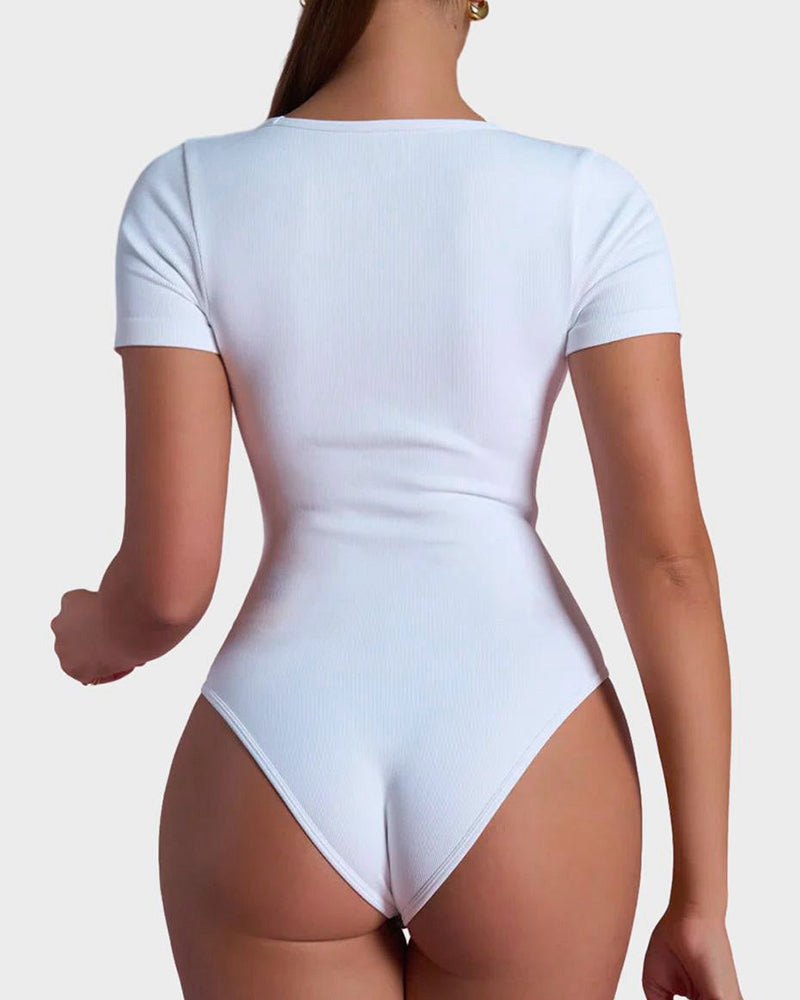 Square Neck Bodysuit - Essential, Stylish, Versatile