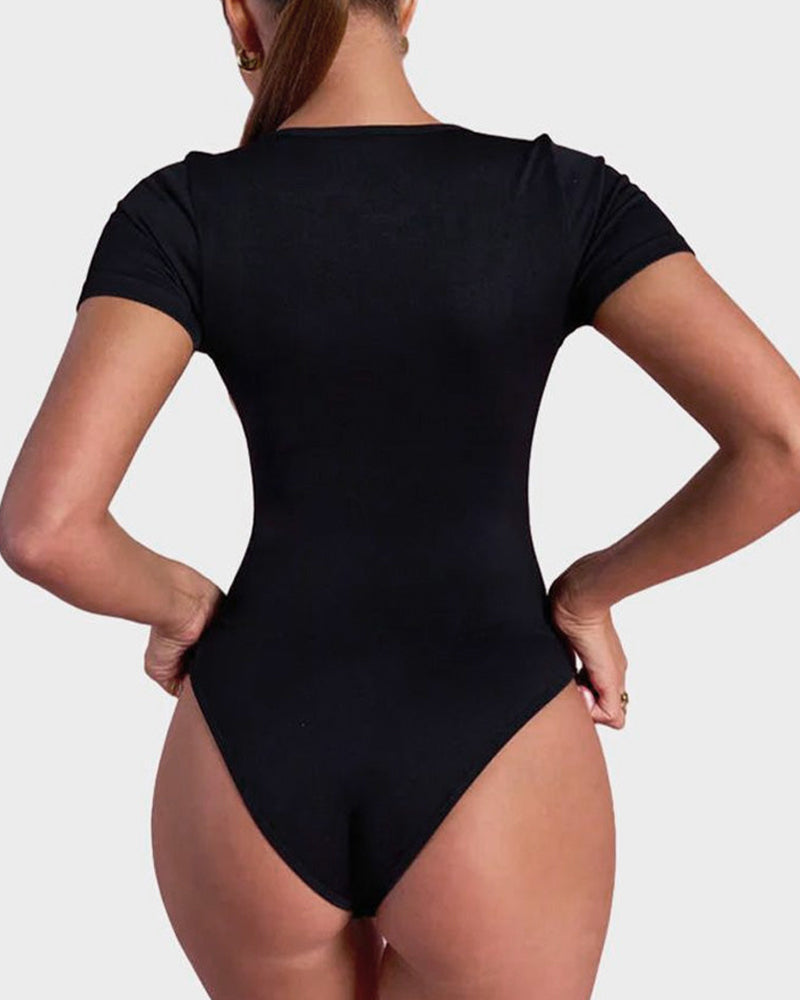 Square Neck Bodysuit - Essential, Stylish, Versatile