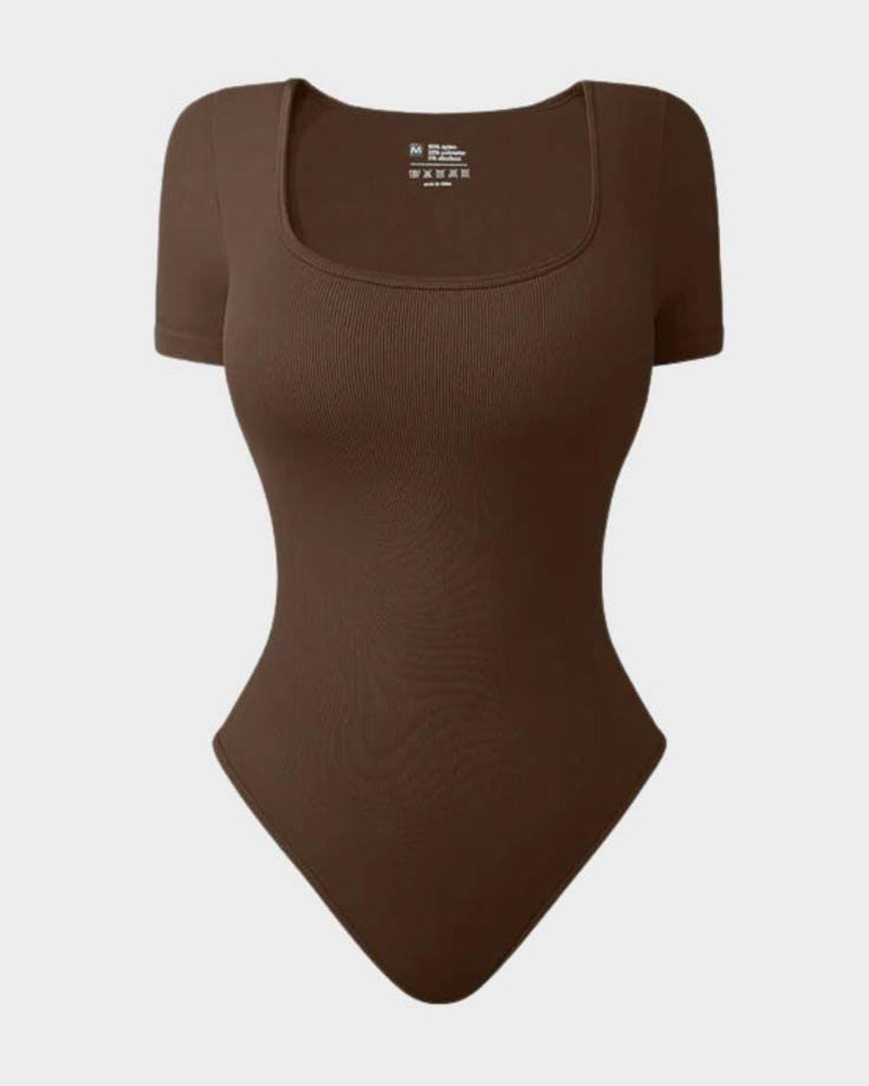Square Neck Bodysuit - Essential, Stylish, Versatile