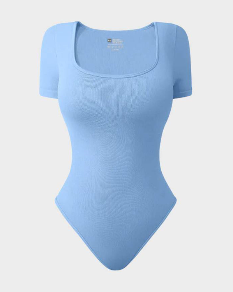 Square Neck Bodysuit - Essential, Stylish, Versatile
