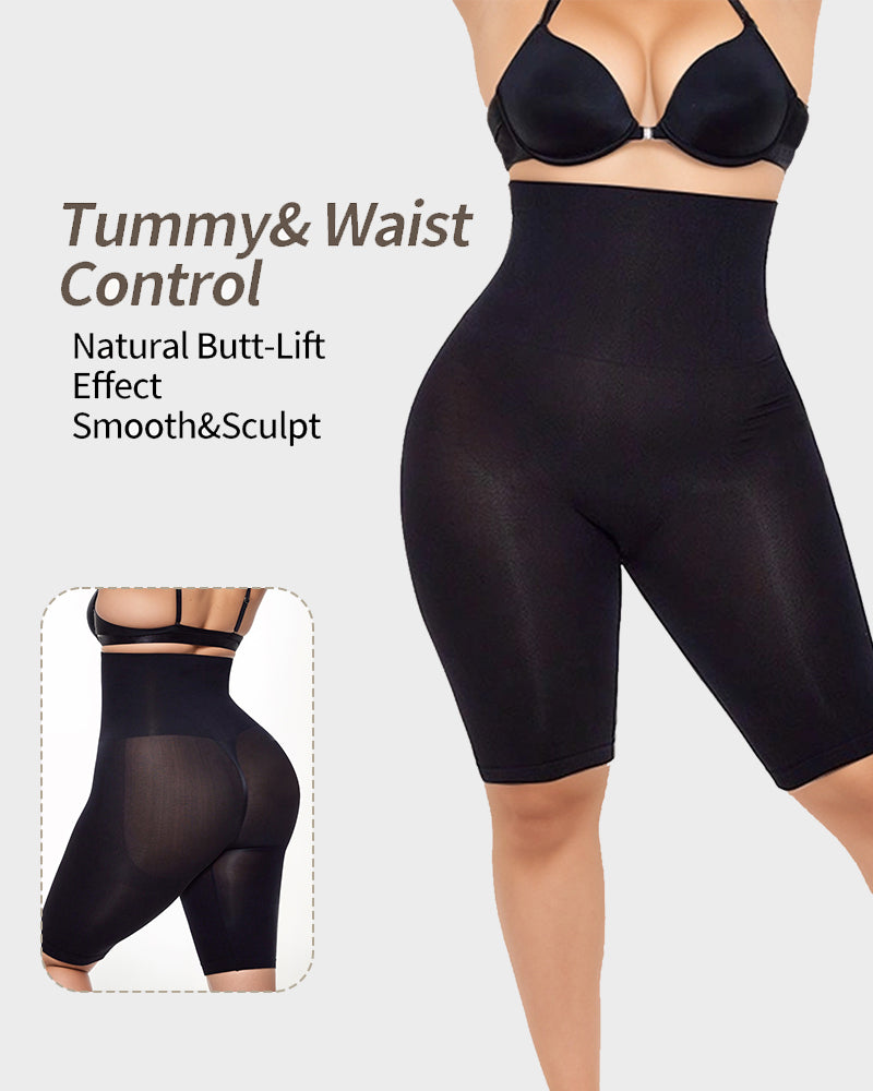 Butt Lift Shorts - Seamless, High-Waisted