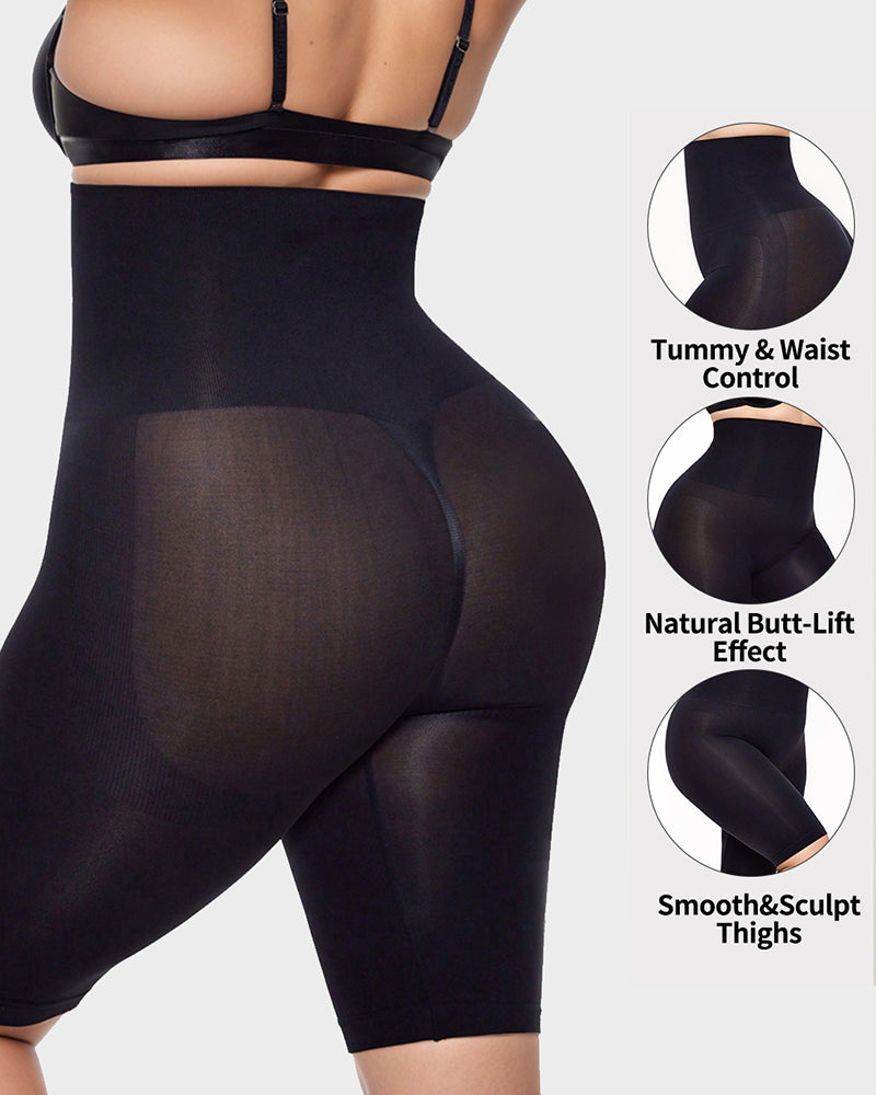 Butt Lift Shorts - Seamless, High-Waisted