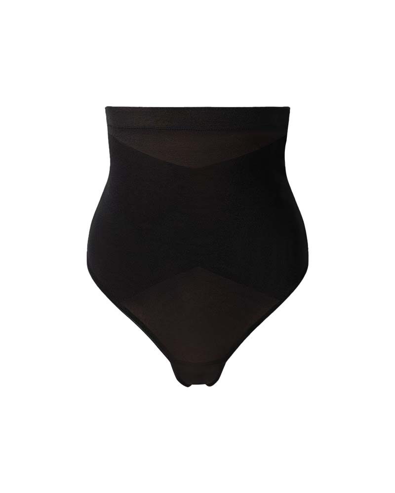 Criss-Cross Thong - Shaping Mesh Design