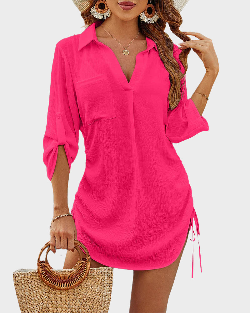 Beach Dress Shirt - Stylish, Versatile Coverup