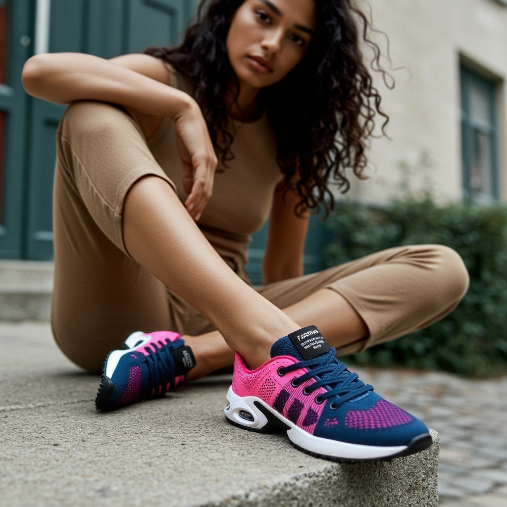 Women’s Breathable Mesh Running Sneakers